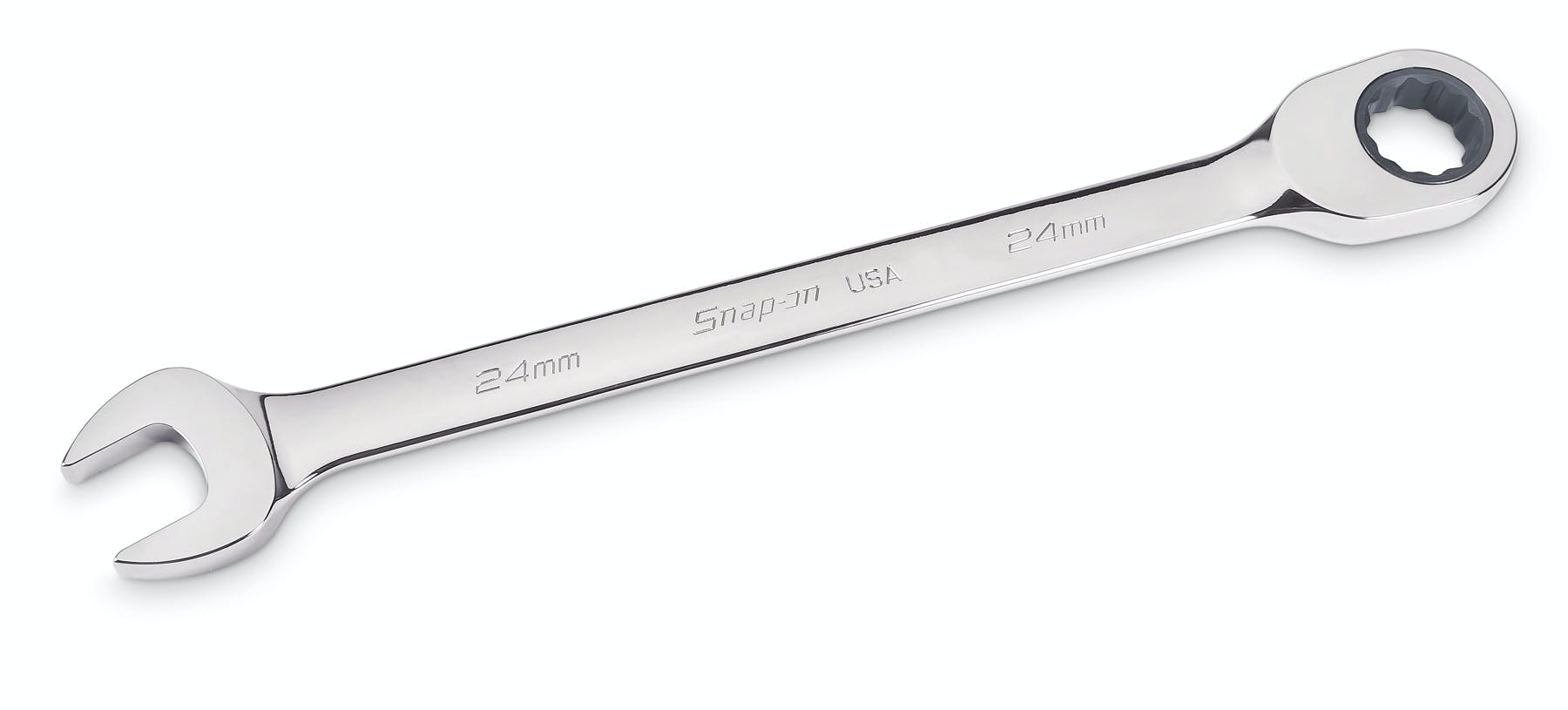 24 mm 12-Point Metric 0° Offset Ratcheting Combination Wrench | OXRM24 24 mm 12-Point Metric 0° Offset Ratcheting Combination Wrench | OXRM24
